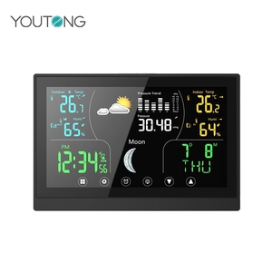 Youtong Hot Bán kỹ thuật số LCD màu Trạm thời tiết dự báo thời tiết trạm - Product Image 2