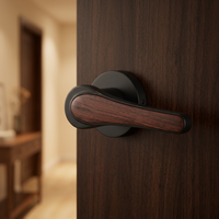 Poignée de porte en alliage de zinc avec finition cuivre antique, personnalisable sur mesure, pour mobilier et sécurité intérieure de villa