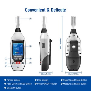 DT-96B màu hiển thị mini Partical truy cập PM2.5 pm10um Độ phân giải cao môi trường Meter với Bluetooth - Product Image 3