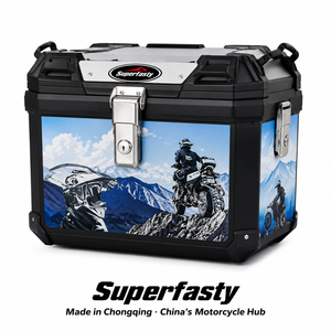 Top Case <span class=keywords><strong>Moto</strong></span> Imprimé Super Rapide 45L Étanche Rigide avec Serrure pour Rangement <span class=keywords><strong>Moto</strong></span> - Product Image 5