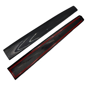 Shuangyi Tesla Model 3 Y <b>Door</b> <b>Trim</b> Kits Matte Black Plastic Interior <b>Trim</b> Strip For Car Modification - Product Image 4
