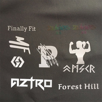 Fabricant d'impression de Logo réfléchissant personnalisé/Images de Logo réfléchissants/ajouter des Logos réfléchissants aux T-Shirts