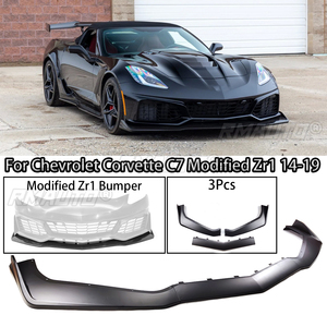 สปอยเลอร์กันชนหน้ารถยนต์ ชุดแต่งส่วนล่าง สำหรับ Chevrolet Corvette C7 รุ่นดัดแปลง Zr1 ปี 2014-2019 - Product Image 1