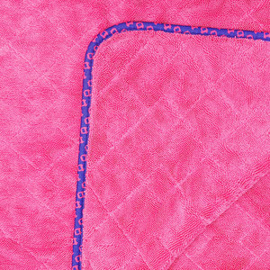 Serviette de lavage de voiture en microfibre 40x60cm, épaisse, absorbante, rouge rose, bord matelassé, chiffon de nettoyage multifonctionnel - Product Image 1