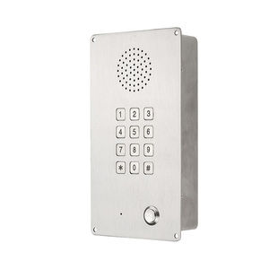 Téléphone VoIP étanche IP65 de haute qualité pour salle blanche avec clavier métallique, SIP résistant à l'oxydation pour salles blanches - Product Image 1