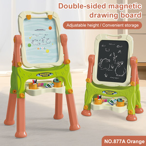 OEM Personalizado 360 °   <span class=keywords><strong>Pizarra</strong></span> de Dibujo Giratoria de Doble Cara de Plástico con Patas, <span class=keywords><strong>Pizarra</strong></span> Blanca y Negra <span class=keywords><strong>para</strong></span> Niños - Product Image 2