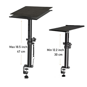 Bộ 2 giá đỡ loa để bàn Giá đỡ màn hình studio ngắn có thể điều chỉnh độ cao - Product Image 3