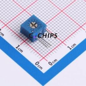 3362S-1-202LF Adjustable Resistor / <b>Potentiometer</b> Through hole Component (THT)-3P,7x6.8mm Resistor 2kOhm 10% 500mW 250ppm/ - Product Image 1