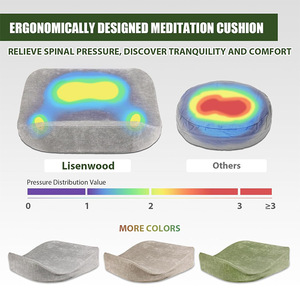 Custom Made Kneeling Meditation Cushion Cotton Folding Seat Pad For Yoga And Worship - Product Image 5