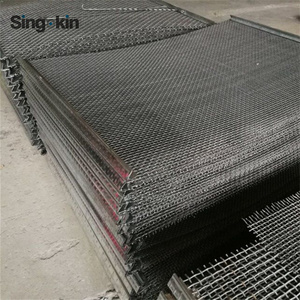 3X3 65mn 45 Thép Không Gỉ Crimped Wire Mesh Cát Xi Măng Rung Màn Hình Tổng Hợp Màn Hình Zaranda Sản Xuất - Product Image 2