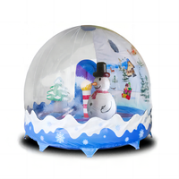 Tente de fête gonflable utilisée pour maison de rebond de bonbons Globe tente à bulles transparente à vendre