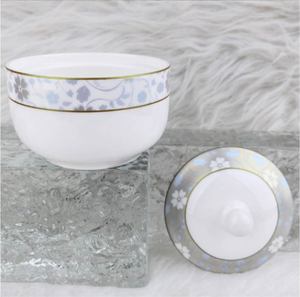 Service de table en porcelaine translucide haut de gamme avec logo personnalisé pour cadeaux et projets hôteliers - Product Image 2