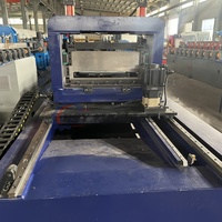 Ligne de production automatique de profilés en acier galvanisé perforé pour chemins de câbles, avec boîte de vitesses et machine de formage à froid