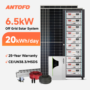 Systèmes de stockage d'énergie solaire hors réseau 6 kW 6,5 kW, kit solaire complet tout-en-un pour la maison - Product Image 1