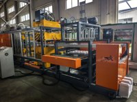 Nouvelle machine automatique de formage de boîtes repas en mousse PS, contrôlée par PLC, pompe à moteur 380V 204kW, haute sécurité, écologique, garantie 1 an