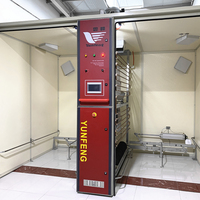 Incubateur automatique commercial YFDF-192 pour l'éclosion des œufs de poulet, certifié ISO9001 et CE, fabriqué en usine avec du matériau PP 380V