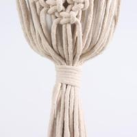 AAA278 Pot de fleurs en coton fait à la main, décoration de la maison, jardinière en corde tissée, cintre pour plantes, panier suspendu en coton