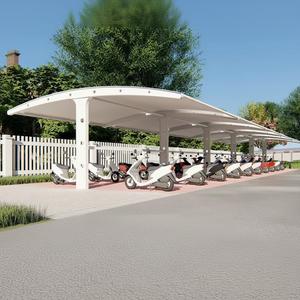 Cobertizo <span class=keywords><strong>de</strong></span> Estacionamiento para Carga <span class=keywords><strong>de</strong></span> Vehículos Eléctricos, Estacionamiento para <span class=keywords><strong>Bicicletas</strong></span>, Estructura <span class=keywords><strong>de</strong></span> Membrana, Película Tensada para Uso Comunitario - Product Image 1