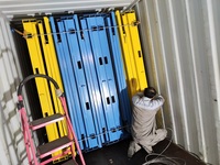 12 '16' 20 'pieds conteneur en acier isolé stockage auto-stockage assembler pliable conteneur mobile empilable portable sto