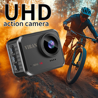 Cámara Deportiva WiFi Resistente al Agua con Gran Angular de 145°, Seguimiento por IA, 1080P, Memoria Integrada, para Aventuras al Aire Libre, Ciclismo, Transmisión en Vivo
