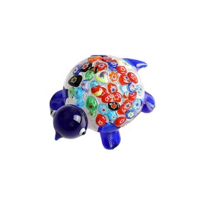 Tartarugas Decorativas de Vidro Pintadas: Artesanato Minimalista para Acessórios de Casa e Ornamentos de Aquário Interno - Product Image 5