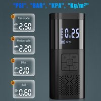 Gonfleur de pneu Portable compresseur d'air pompe à Air voiture pneus manomètre moto vélo électrique pompe à vélo avec lumière LED
