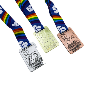 Medalla de diseño personalizado al por mayor, premio 3D con forma de planta, medalla deportiva de metal para maratón, medallas 3D personalizadas, medallas de fútbol de metal - Product Image 1