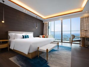 SHIYI Marriott Hoteles Venta al por mayor Muebles de <span class=keywords><strong>hotel</strong></span> Habitación de invitados Armario Base de cama Cabecero Sillas Sofá Muebles de dormitorio de <span class=keywords><strong>hotel</strong></span> - Product Image 3