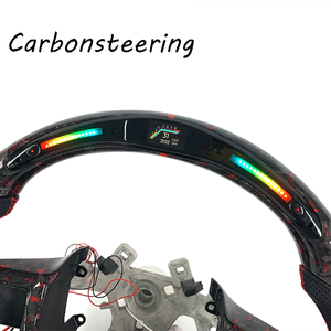 Volant de voiture en fibre de carbone personnalisé pour <span class=keywords><strong>Ram</strong></span> Off-road, compatible avec Dodge <span class=keywords><strong>Ram</strong></span> 1500 Rebel <span class=keywords><strong>HEMI</strong></span> V8, amélioration de l'intérieur sportif, ajustement OEM - Product Image 2