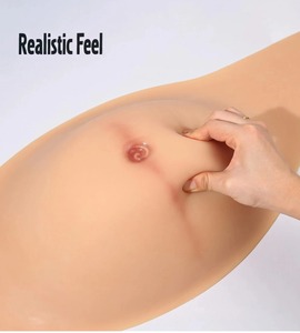 XINXINMEI Nouvelle Génération Ventre de Simulation 100% Silicone Sans Peau, Effet Peau Claire, pour Femmes Enceintes, Porteurs et Accessoires <span class=keywords><strong>Photo</strong></span> - Product Image 6