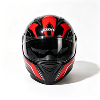 Casque intégral de moto, coque ABS, double visière, design Predator, nouveau, imperméable, pour la conduite hivernale, homologué DOT, toutes saisons