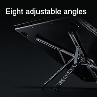 Support d'ordinateur portable en alliage d'aluminium, support magnétique portable réglable pour bureau, support de téléphone étanche, support élévateur