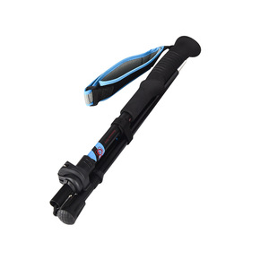 Bâton de randonnée Lu Jian en alliage d'aluminium, pliable en 4 sections, verrouillable, bâton de marche portable et durable pour l'extérieur - Product Image 3