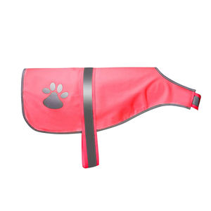 الكلب عاكسة سترة نسيج أكسفورد عازل للماء الحيوانات الأليفة السلامة بو طلاء الصدرية للحيوانات المشي تشغيل المشي - Product Image 6