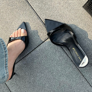 Mules à talon ouvert sexy et élégantes pour femme - Product Image 5