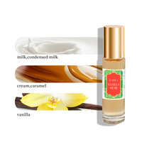 0,34 fl.oz Huile de parfum Vanille Musc Lait Caramel Oriental Gourmand Roll-on pour Femme Unisexe Doux Confortable Longue Durée Vente en Gros OEM