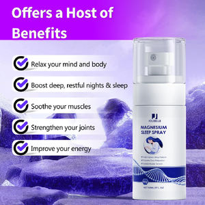 Özel etiket saf organik doğal topikal magnezyum yağ püskürtme şişesi büyülü magnezyum cilt ayak vücut uyku ve rahatlama için sprey - Product Image 6