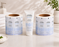 Étiquettes personnalisées pour tubes cosmétiques, autocollants cosmétiques, étiquettes de marque cosmétique, autocollants d'emballage imperméables