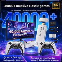 Nouvelle console de jeu d'arcade M15 pour deux joueurs avec manettes sans fil 2.4G, mémoire 64 Go/128 Go, sortie HD, machine de jeu de combat nostalgique