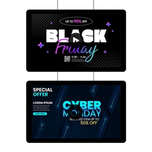 Transparent LCD Ultra-Thin Hanging Advertising <b>Light</b> <b>Box</b> Ideal for Hospital Office Building Signage - Product Image 6