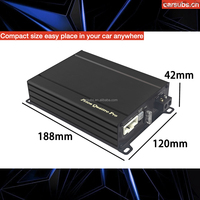 Qualité sonore voiture haut-parleurs Android amplificateur RMS 70W 4 canaux crête 3000W 16 broches DSP câble voiture Android amplificateur classe D
