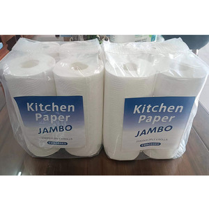 Rotoli di Carta <span class=keywords><strong>da</strong></span> <span class=keywords><strong>Cucina</strong></span> Bianca a 2 Veli in Pura Cellulosa Vergine per Uso Domestico - Product Image 2