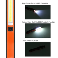Super Bright Mini COB LED Lampe de poche d'urgence multi-usages Camping Penlight Lampe torche Aimant Clip de poche pour le travail en extérieur