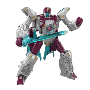 Figura de acción de personaje de <span class=keywords><strong>película</strong></span> de Hasbro <span class=keywords><strong>Transformers</strong></span> Cybertron Universe Vector Prime, juguete robot deformable, perfecto para niños y coleccionistas - Product Image 2