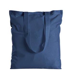 Sac de shopping en toile Charles, grand format, longues poignées, bleu, usage quotidien - Product Image 1