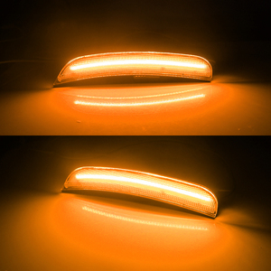 Frente del coche/trasero parachoques trasero lado marcador luz para Dodge Charger 2015-2018/luz de estacionamiento reemplazar OEM Sidemarker lámparas Aber - Product Image 3