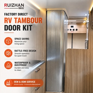 Puerta <span class=keywords><strong>Enrollable</strong></span> de PVC para Muebles de Plástico, Puerta <span class=keywords><strong>Enrollable</strong></span> para Armarios, Conversión de Puertas para Autocaravanas - Product Image 5