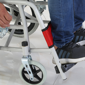 Wheelchair,Wheelchair <strong>Trolley</strong> Folding Small Lightweight Portable Elderly,Push <strong>Mobility</strong> <strong>Trolley</strong> for the Disabled - Product Image 6