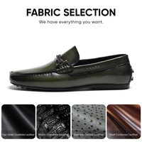 Vente en gros d'usine, chaussures décontractées confortables à enfiler, design personnalisé, pour un usage quotidien, mocassins pour hommes, OEM ODM