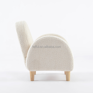 Chaise d'enfant en boucle avec accoudoirs, pieds en bois de caoutchouc, pour tout-petit - Product Image 3